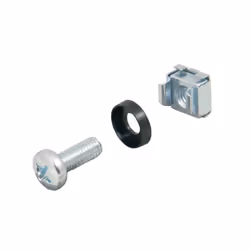 Schroff 21100-002, Confezione di dadi in gabbia, Acciaio, Acciaio, Zinco, 100 pz