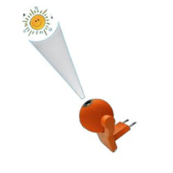 Niermann Standby 80039 luce da notte per bambino Power socket Arancione LED