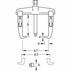Gedore 1.06/ST1-B 5 strumenti