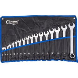 Condor - serie kit set chiavi combinate stella e fissa inglesi 17pz 6-24mm