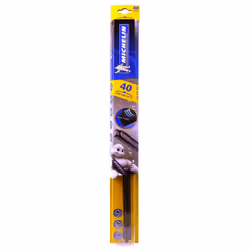 MICHELIN 92431, Tergicristallo, Nero, Gomma, 400 mm, Scatola da appendere, 1 pz