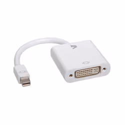 V7 Adaptador blanco de vídeo con conector Mini DisplayPort macho a DVI-I hembra, 0,17 m, mini DisplayPort, DVI-D, Maschio, Fe ...