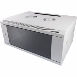 ALLNET ALL-SMC6604GRAU, Da parete, 4U, 50 kg, Lucchetti, 15 kg, Grigio