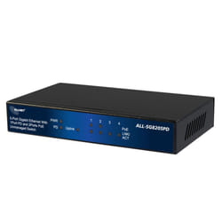 ALLNET ALL-SG8205PD switch di rete Non gestito L2 Gigabit Ethernet (10/100/1000) Supporto Power over Ethernet (PoE) Nero