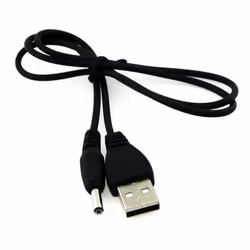 ALLNET USB_DC_5.5MM_1M, Chitarra, Universale, Nero, 1 m, 100 g