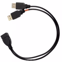ALLNET 133298 cavo USB USB 2.0 2 x USB A USB A Nero