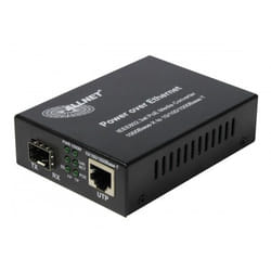 ALLNET ALL-MC202P-SFP1-POE convertitore multimediale di rete 1000 Mbit/s Modalità multipla, Modalità singola Nero