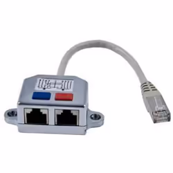 Synergy 21 S215235, 0,15 m, RJ-45, RJ-45, Grigio, Metallico