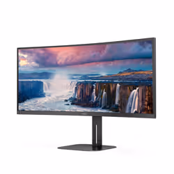 AOC V5 CU34V5C/BK LED display 34" Wide Quad HD Nero - Vista aggiuntiva 5