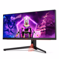 AOC AGON PRO AG344UXM 34" UltraWide Quad HD LED Nero, Rosso - Vista aggiuntiva 4