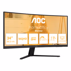 AOC B3 CU34B3E Monitor PC 86,4 cm (34") 3440 x 1440 Pixel Wide Quad HD LED Nero - Vista aggiuntiva 2