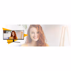 AOC B3 CU34B3E Monitor PC 86,4 cm (34") 3440 x 1440 Pixel Wide Quad HD LED Nero - Vista aggiuntiva 3