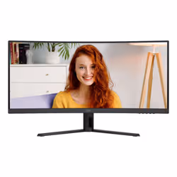 AOC B3 CU34B3E Monitor PC 86,4 cm (34") 3440 x 1440 Pixel Wide Quad HD LED Nero - Vista aggiuntiva 5