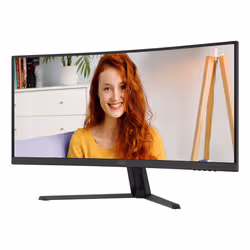 AOC B3 CU34B3E Monitor PC 86,4 cm (34") 3440 x 1440 Pixel Wide Quad HD LED Nero - Vista aggiuntiva 7