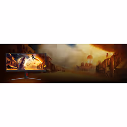 AOC G4 Gaming Monitor PC 86,4 cm (34") 3440 x 1440 Pixel Nero, Rosso - Vista aggiuntiva 5