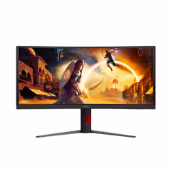 AOC G4 34'' CU34G4CA Monitor PC 86,4 cm (34") 3440 x 1440 Pixel Nero, Rosso - Vista aggiuntiva 6