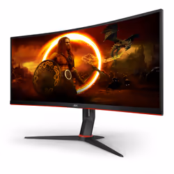AOC G2 CU34G2X/BK LED display 34" Quad HD Nero, Rosso - Vista aggiuntiva 4