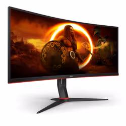AOC G2 CU34G2X/BK LED display 34" Quad HD Nero, Rosso - Vista aggiuntiva 5