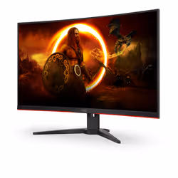AOC G2 CQ32G2SE/BK LED display 31.5" 2K Ultra HD Nero, Rosso - Vista aggiuntiva 4