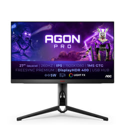 AOC AGON PRO AG274FZ 27" Full HD LED Nero, Rosso