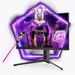 AOC AGON PRO AG274FZ 27" Full HD LED Nero, Rosso