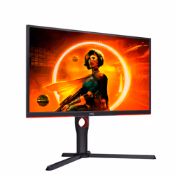 AOC G3 25G3ZM/BK 24.5" Full HD Nero, Rosso - Vista aggiuntiva 4