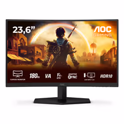 AOC G4 C24G42E, 59,9 cm (23.6"), 1920 x 1080 Pixel, Full HD, LED, 4 ms, Nero, Rosso