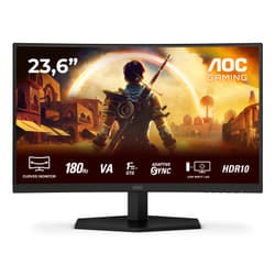 AOC G4 C24G42E Monitor PC 59,9 cm (23.6") 1920 x 1080 Pixel Full HD LED Nero, Rosso
