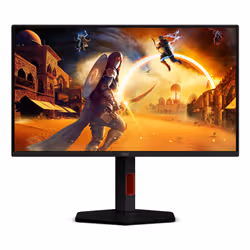 AOC G4 25G4KUR Monitor PC 62,2 cm (24.5") 1920 x 1080 Pixel Full HD LED Nero, Rosso - Vista aggiuntiva 3