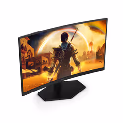 AOC 23.6 LED - C24G42E Monitor PC 59,9 cm (23.6") 1920 x 1080 Pixel Nero, Rosso - Vista aggiuntiva 6