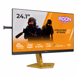AOC AGON PRO CS24A Monitor PC 61,2 cm (24.1") 1920 x 1080 Pixel Full HD LED Nero - Vista aggiuntiva 2