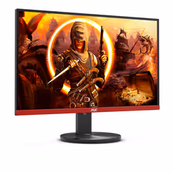 AOC 90 Series G2490VXA LED display 23.8" Full HD Nero, Rosso - Vista aggiuntiva 7
