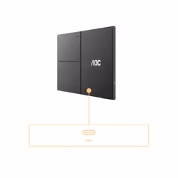 AOC T2 16T3EA 15.6" Full HD Nero - Vista aggiuntiva 5