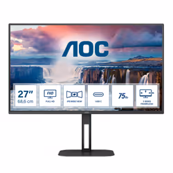 AOC V5 27V5CE/BK, 68,6 cm (27"), 1920 x 1080 Pixel, Full HD, LED, 1 ms, Nero