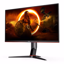 AOC G2 U28G2XU2/BK LED display 28" 4K Ultra HD Nero, Rosso - Vista aggiuntiva 4