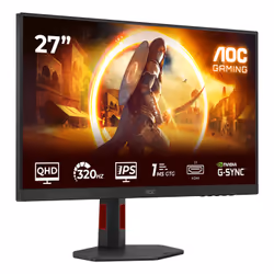 AOC G4 Q27G4SRU Monitor PC 68,6 cm (27") 2560 x 1440 Pixel Quad HD LED Nero - Vista aggiuntiva 2