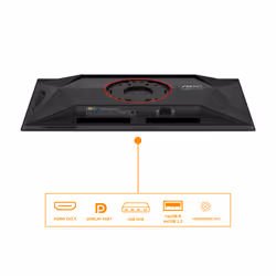 AOC G4 Q27G4ZD/69 Monitor 26,5 pollici QHD OLED 280 Hz 0,03 ms Nero, Rosso - Vista aggiuntiva 3