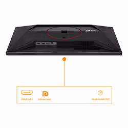 AOC G4 24G4ZR/02 Monitor PC 60,5 cm (23.8") 1920 x 1080 Pixel Nero, Rosso - Vista aggiuntiva 2