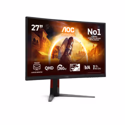AOC G4 Gaming Monitor PC 68,6 cm (27") 2560 x 1440 Pixel Nero, Rosso - Vista aggiuntiva 2