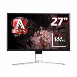 AOC AGON 1 AG271QX, 68,6 cm (27"), 2560 x 1440 Pixel, Quad HD, LED, 1 ms, Nero, Rosso