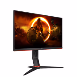 AOC 24G2SU/BK 23.8" Full HD Nero, Rosso - Vista aggiuntiva 4