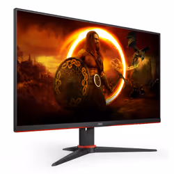 AOC 24G2SAE/BK 23.8" Full HD Nero, Rosso - Vista aggiuntiva 5