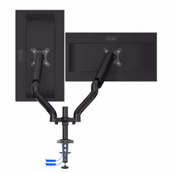 AOC AD110DX Supporti a parete per TV 32" Scrivania Nero - Vista aggiuntiva 5