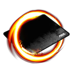 AOC MM300L tappetino per mouse Tappetino per mouse per gioco da computer Grigio, Nero