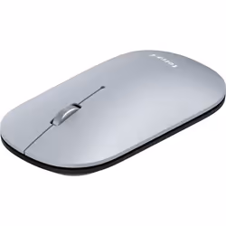 TERRA NBM1000S, Ambidestro, Ottico, RF senza fili + Bluetooth, 4000 DPI, Argento