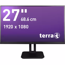 TERRA 3030239, 68,6 cm (27"), 1920 x 1080 Pixel, Full HD, LCD, 5 ms, Nero