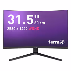 TERRA 3285W Monitor PC 80 cm (31.5") 2560 x 1440 Pixel Wide Quad HD LCD Nero - Vista aggiuntiva 7