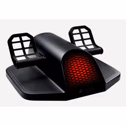 Honeycomb Aeronautical HC003073, Pedale, Nero, Metallo, Gomma, PC, MAC, Xbox (only in addition to Alpha XPC & Xbox Hub), X-Pl ...