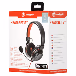 Snakebyte Head:Set S Auricolare Cablato A Cuffie gaming con filo Nero, Rosso - Vista aggiuntiva 4