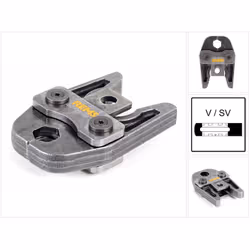 Dotazione: - 1x REMS Ganasce Standard V22 ( 570135 ) Descrizione prodotto: Le ganasce per pressatura della REMS sono realizza ...